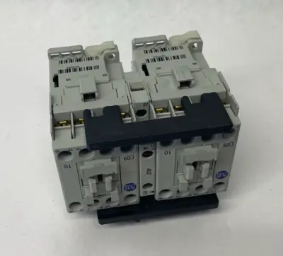 New | in-Stock Allen-Bradley Ser. B Reversing Contactor, 3-Main, 2 NO, 2 NC. Aux. PLC Contactors Michigan US | Maverick Industrial Sales #1396147