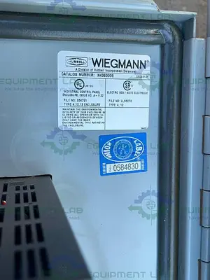 USED WIEGMANN N4363008 ENCLOSURE W/ FUJI ELECTRIC PHL11B12-E1, METTLER TOLEDO PANTHER