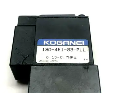 180-4E1-83-PLL | Koganei  Solenoid Valve 0.15~0.7 MPa - Used