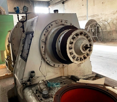 Krauss-Maffei SZ 92 2-stage pusher centrifuge, 316SS.