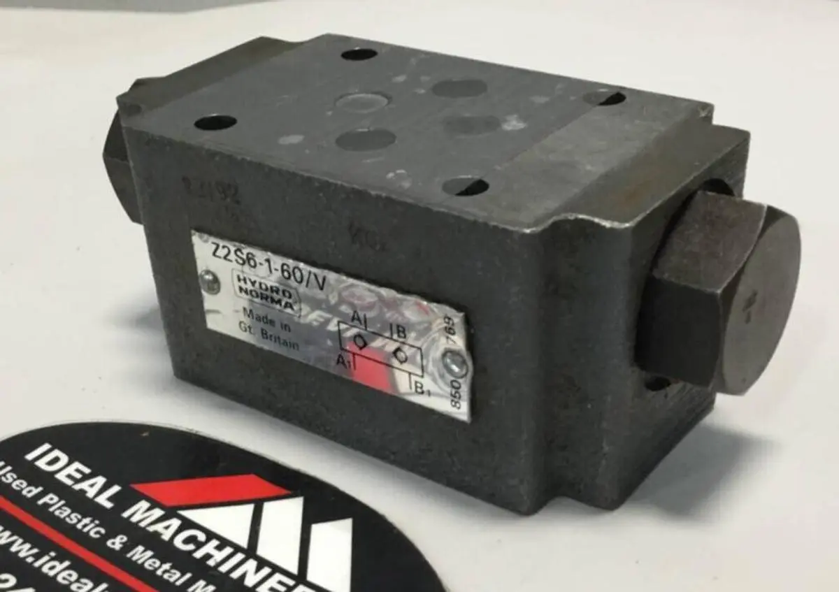 Used HYDRONORMA Z2S6 1 60 V Valves/Fittings Michigan US | Ideal Machinery #1252238