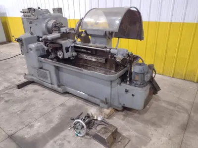 15" X 32" MANNAIONI MAN-AU-CYCLE THREADING LATHE, 4" HOLE: STOCK #16992