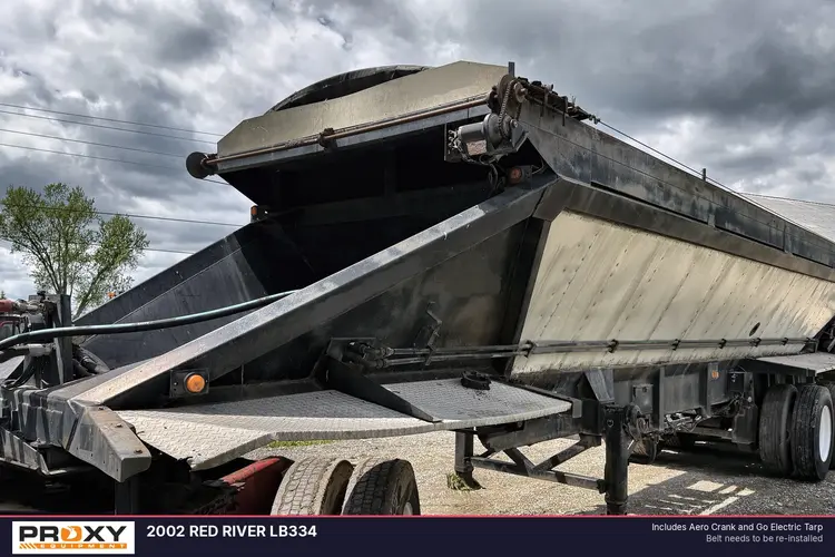 Used 2002 RED RIVER LB334 Dump Trailers Indiana US | Proxy Equipment #1385179