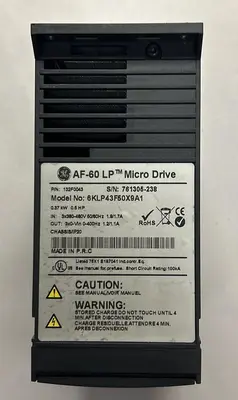 Used GENERAL ELECTRIC 6KLP43F50X9A1 Industrial Controls Ohio US | Surplus Asset Holdings #1235778