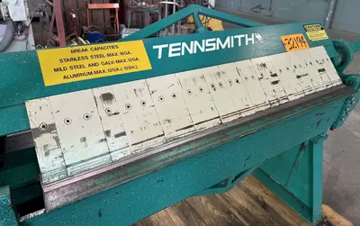 Used TENNSMITH HBU48-12 Box & Pan Brakes including Finger Ohio US | CW WOOD MACHINERY #1362769