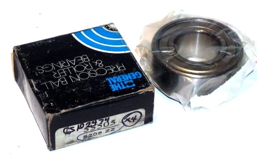 NEW GENERAL BEARING 5205 ZZ DOUBLE ROW BALL BEARING 5205ZZ