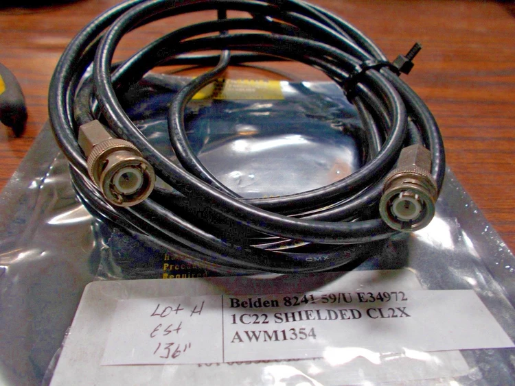 Used Belden 59/U cable 136" Cable & Wire Arizona US | ASSET CONVERSION SPECIALISTS, INC. #308263