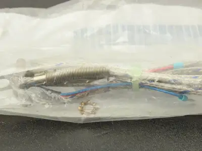 Gunther 00620000 Thermocouple Probe .49" Mount Hole .25" 2 Wire Pin Lot of 3
