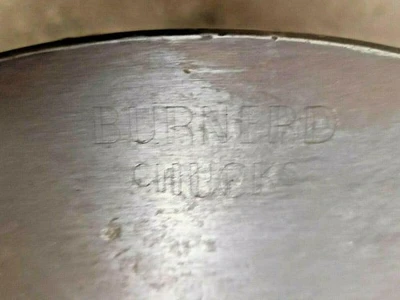 12" Diameter 3 Jaw Lathe Chuck BURNERD