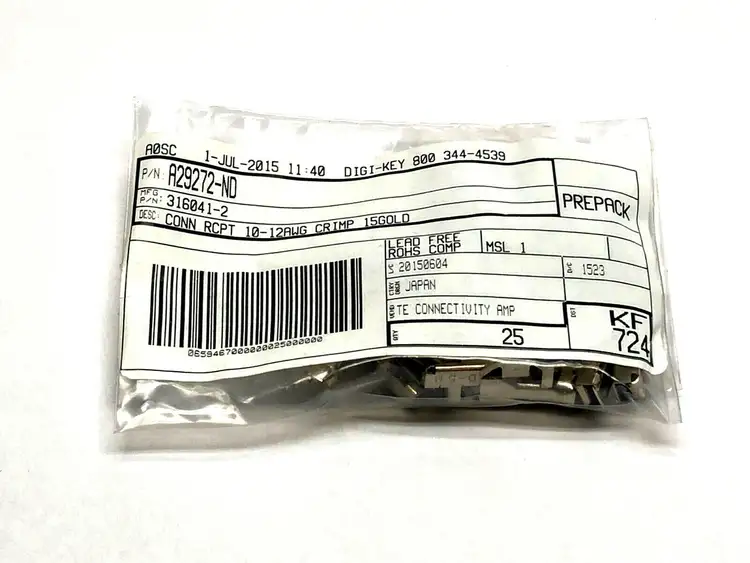 New | in-Stock TE CONNECTIVITY SOCKET CONTACT Connector Accessories | Maverick Industrial Sales #1098906