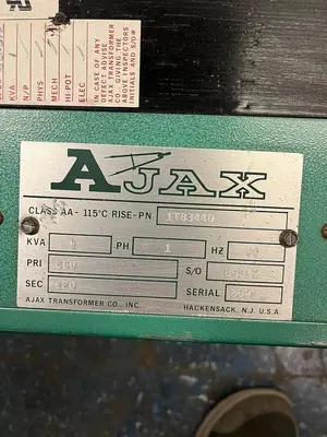 Used AJAX _UNKNOWN_ Miscellaneous Equipment (Electrical & Power) Ohio US | Surplus Asset Holdings #1237771