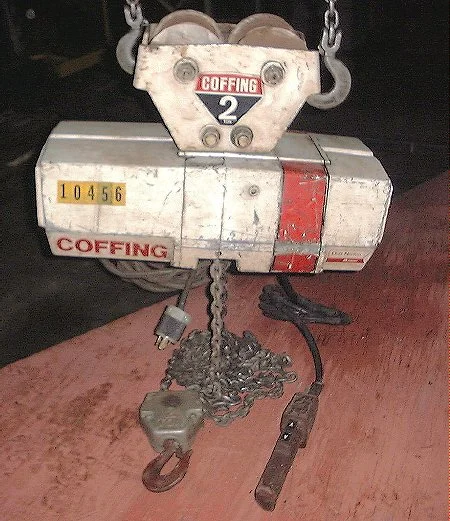 Used Coffing 2-ton Link-Chain Hoist Hoists (All Types) Quebec CA | Machineco #1256419