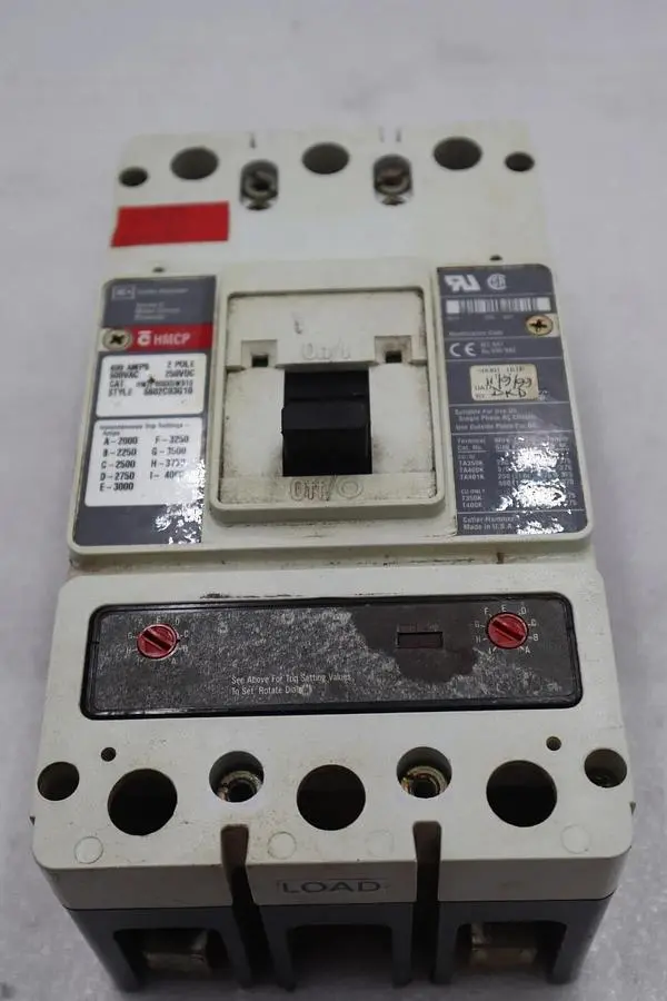 CUTLER-HAMMER HM2P400X5WS10 MOTOR CIRCUIT PROTECTOR SERIES C STOCK #3213