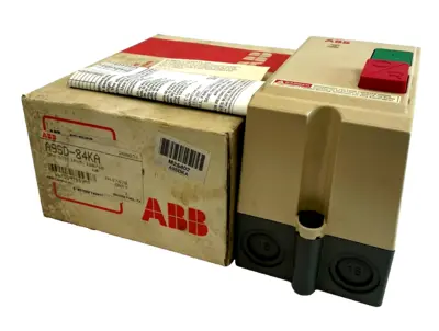 NEW ABB A9SD-84KA MANUAL STARTER 3PH IP65, 120/60AMP A9SD84KA