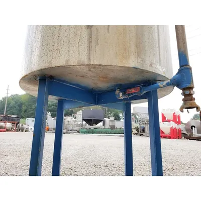 Used Stainless Steel Mix Tank - 140 Gallon
