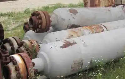 400 gal horizontal carbon steel pressure vessel