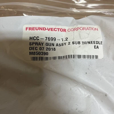 NEW Freund Vector HCC-7699-1.2