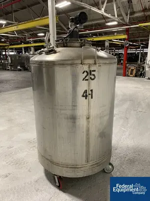N/A 1,400 Liter Stainless Steel Mix Tank