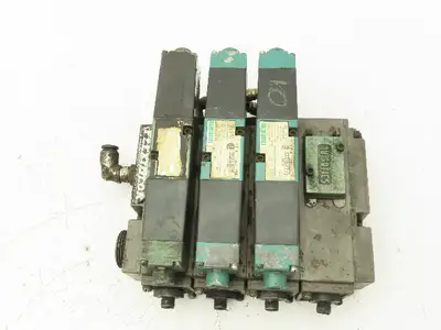Numatics 081SS500M000061 Pneumatic Flexiblok Manifold 3/2 Position Spool Valve