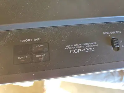 Sony CCP-1300 Monaural Audio Cassette Duplicator
