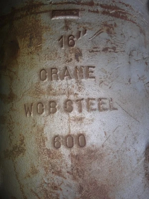 Crane 16" 600 lb Gate Valve