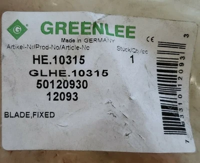 New | in-Stock Greenlee Tools HE.10315 Tool Bits | J&J Industrial Supply #545413