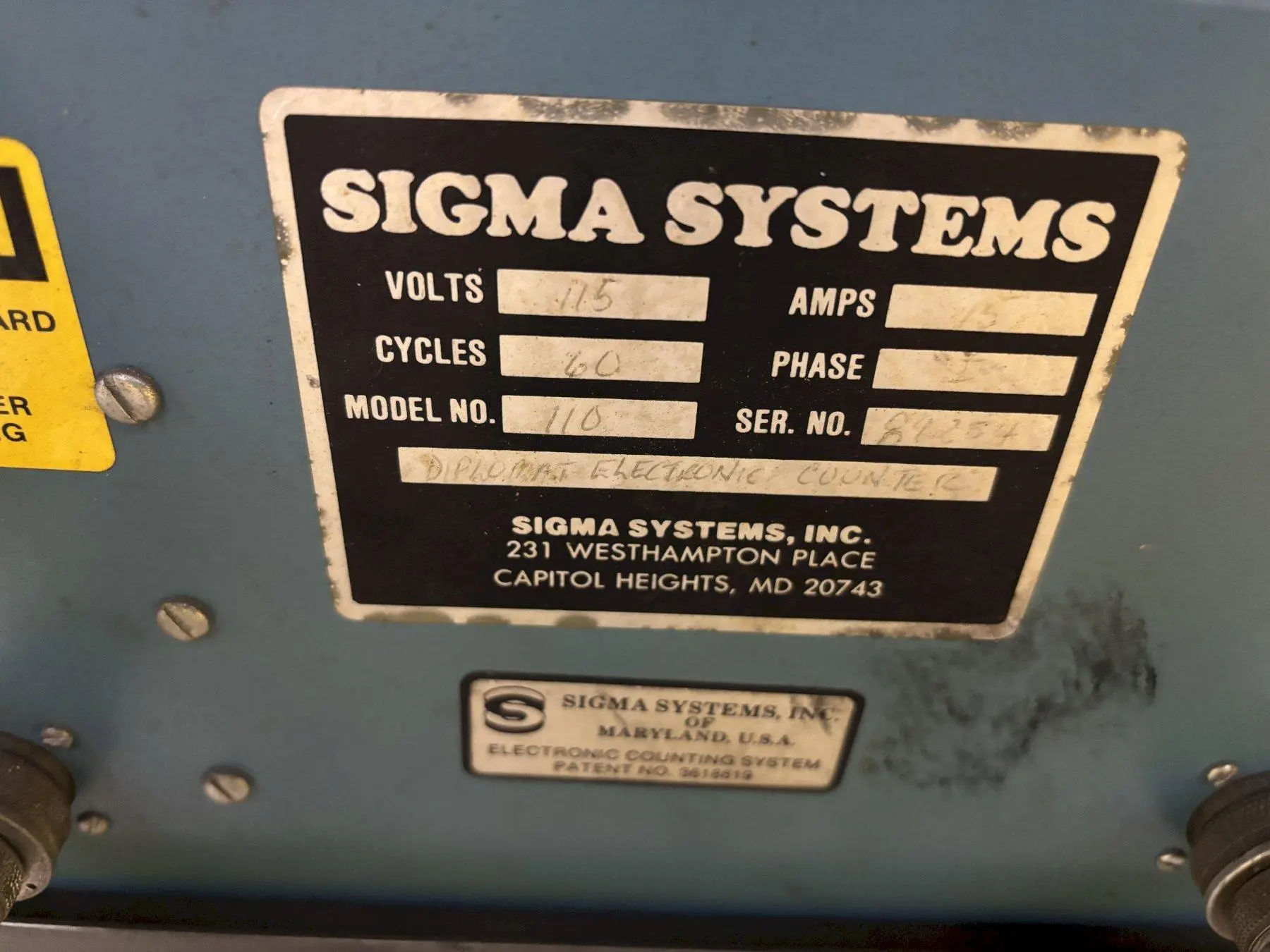 USED SIGMA 110