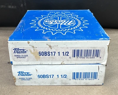 New | in-Stock Martin Sprocket & Gear 60BS17-1-1/2 Roller Conveyors Indiana US | J&J Industrial Supply #1292082