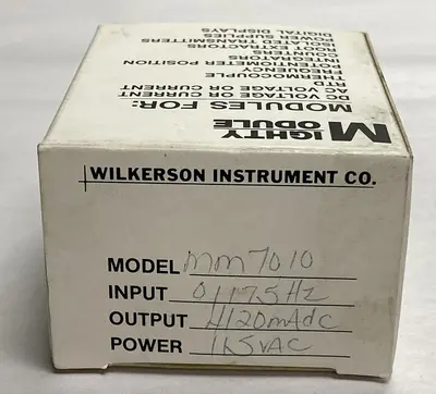 New | in-Stock WILKERSON MM7010 Miscellaneous Equipment (Electrical & Power) | Surplus Asset Holdings #1188783