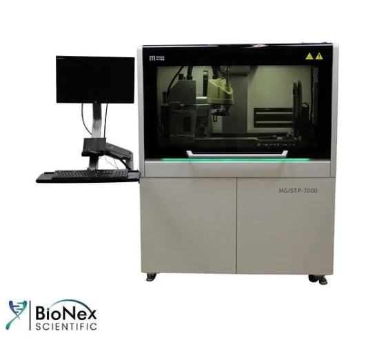 Used MGI TECH (WUHAN) SAMPLE TRANSFER PROCESSING SYSTEM Robotics New Jersey US | Bionex Scientific LLC #800285