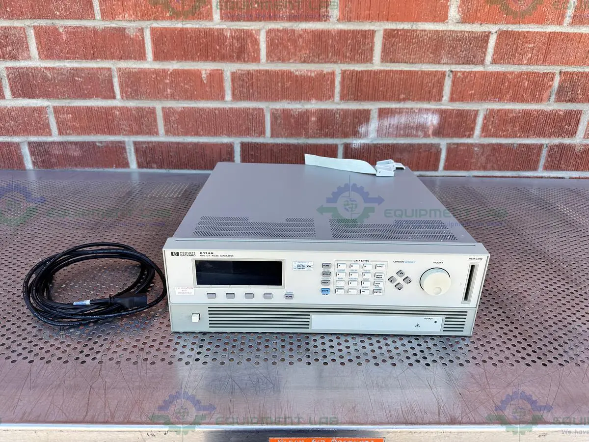 Used HP HEWLETT PACKARD 8114A HIGH POWER PULSE GENERATOR 100V / 2A Pulse Generators California US | Equipment Lab #1302724