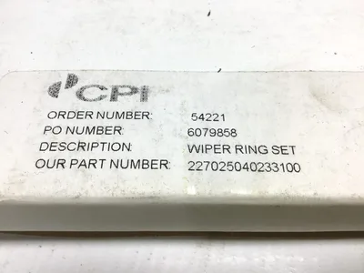 CPI 227025040233100 Wiper Ring Set (Lot of 2)