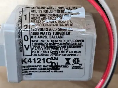 New | in-Stock INTERMATIC K4121C Photoelectric Sensors British Columbia CA | Lenmark #1489026