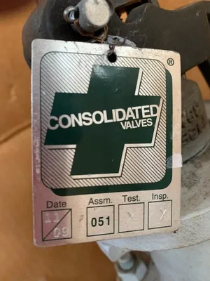 1.5" Consolidated Safety Relief Valve, 85psi; New Storeroom Spare