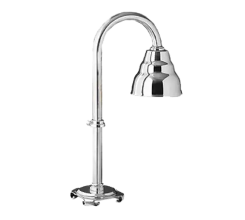 Bon Chef 9686CH Portable Heat Lamp W/ Adjustable Heights, 250-Watts, Chrome Plated