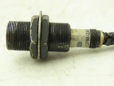 Omron E2FM-QX5D1-1 Inductive Proximity Sensor 10" Cut Cable
