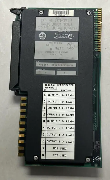 Used ALLEN-BRADLEY 1771-OFE1 Industrial Controls Ohio US | Surplus Asset Holdings #1240057