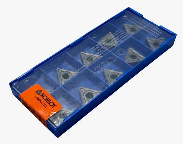Korloy Carbide Insert TNMG433-RM Grade PC8115 Turning Inserts 10 Pack