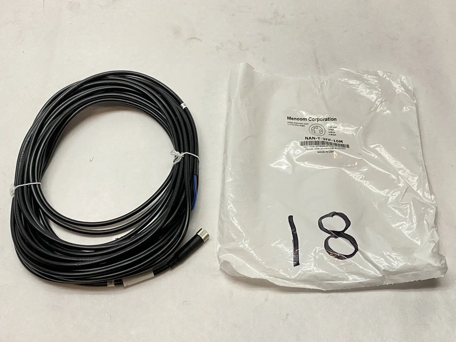 New | in-Stock Mencom Female Straight PVC Cordset 10mm 3 Pole Misc Electrical & Power Parts Michigan US | Maverick Industrial Sales #1402027