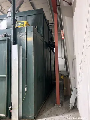 Used Wisconsin Oven Batch Oven – 350°F | 2MM BTU/hr | Propane | 29' Length | Model Batch-7/26/10-G/EP