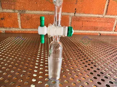 Used CHEMGLASS FLOW CONTROL ADAPTER, 90 DEGREE, 24/40 INNER JOINT, W/ PTFE STOPCOCK Glassware - Other California US | Equipment Lab #1411869