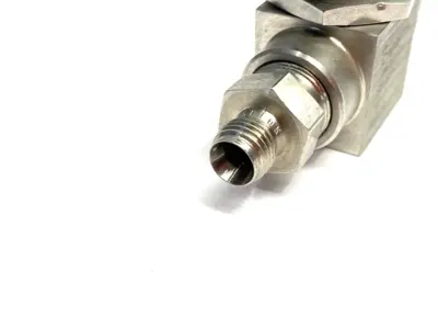 USED SWAGELOK STAINLESS STEEL HIGH PRESSURE BALL VALVE, SEAT PCTFE, 6000PSI