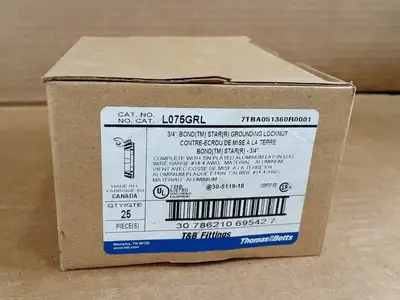 NEW THOMAS & BETTS L075GRL