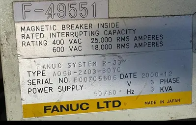 Used 2000 FANUC ARCMATE 120I Robots Michigan US | RAB Industries, Inc. #184429