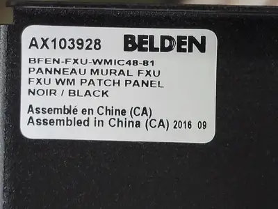 NEW BELDEN AX103928