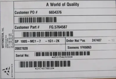 NEW WITTENSTEIN SP100S-MC1-7-1G1-2K PLANETARY GEAR BOX 7:1 SP100SMC171G12K