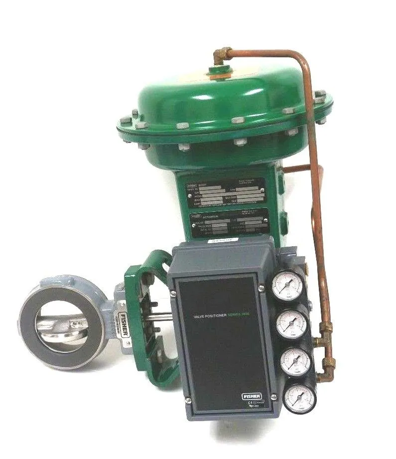 NEW FISHER 33610J VALVE POSITIONER W/ 18032342 3 INCH VALVE
