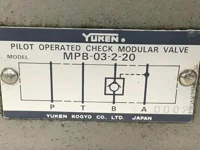 USED YUKEN MPB-03-2-20