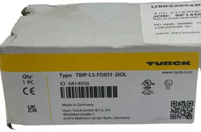 NEW SEALED TURCK TBIP-L5-FDIO1-2IOL BLOCK MODULE 6814056 TBIPL5FDIO12IOL