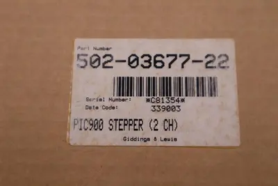 NEW Giddings & Lewis 502-03677-22R3 PiC900 Stepper Module STOCK 3801A